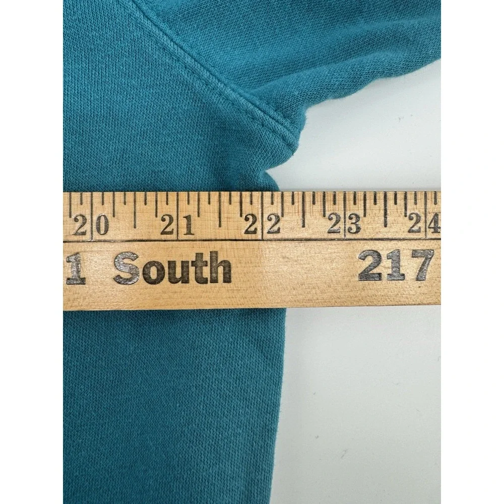 The North Face Men's Blue Pullover Fleece Cotton Hoodie Graphic Logo  Small